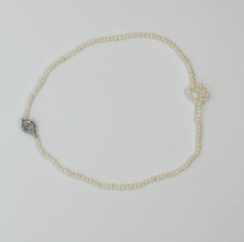 Load image into Gallery viewer, Seed Pearl Necklace 9ct YG clasp
