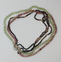 Load image into Gallery viewer, Necklace 4 Strand Gemstone Twist Necklace
