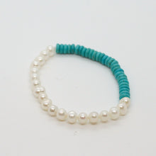 Load image into Gallery viewer, Sunshine Collection, Bracelet,  Pearl and Howlite Gemstone Combination,
