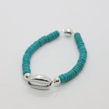 Load image into Gallery viewer, Bracelet, Sterling Silver and Howlite Gemstone Combination, #B257
