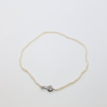 Load image into Gallery viewer, Seed Pearl Necklace 9ct YG clasp
