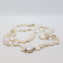 Load image into Gallery viewer, White Coin Pearl Necklace
