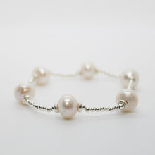 Load image into Gallery viewer, Sunshine Collection, Bracelet, Pearl and Sterling Silver
