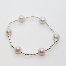 Load image into Gallery viewer, Sunshine Collection, Bracelet, Pearl and Sterling Silver Beads
