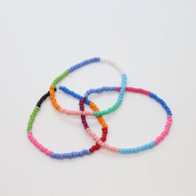 Load image into Gallery viewer, Sunshine Collection, Bracelet, Glass Beads in Rainbow Colours
