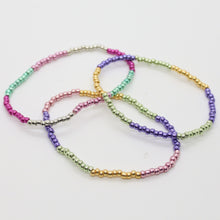 Load image into Gallery viewer, Sunshine Collection, Bracelet, ToHo Glass Beads in Rainbow Colours
