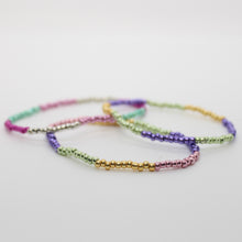 Load image into Gallery viewer, Sunshine Collection, Bracelet, ToHo Glass Beads in Rainbow Colours
