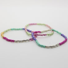 Load image into Gallery viewer, Sunshine Collection, Bracelet, ToHo Glass Beads in Rainbow Colours
