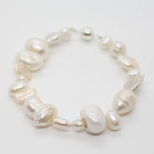 Load image into Gallery viewer, Sunshine Collection, Bracelet, Natural Freshwater White Pearl Mixed Size and Shape
