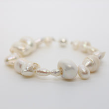 Load image into Gallery viewer, Sunshine Collection, Bracelet, Natural Freshwater White Pearl Mixed Size and Shape
